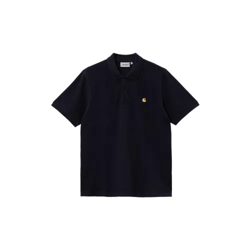 Carhartt WIP Polo Shirts Men Navy Blue