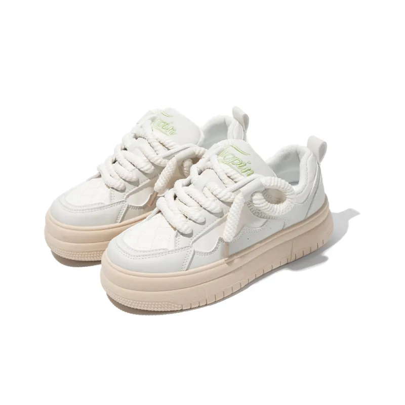 TUOPIN Warm Slip-Resistant Height Increasing Low-Top Skateboard Shoes Women's-6