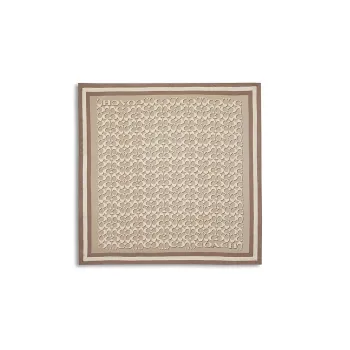 COACH Silk Scarves Women's Khaki