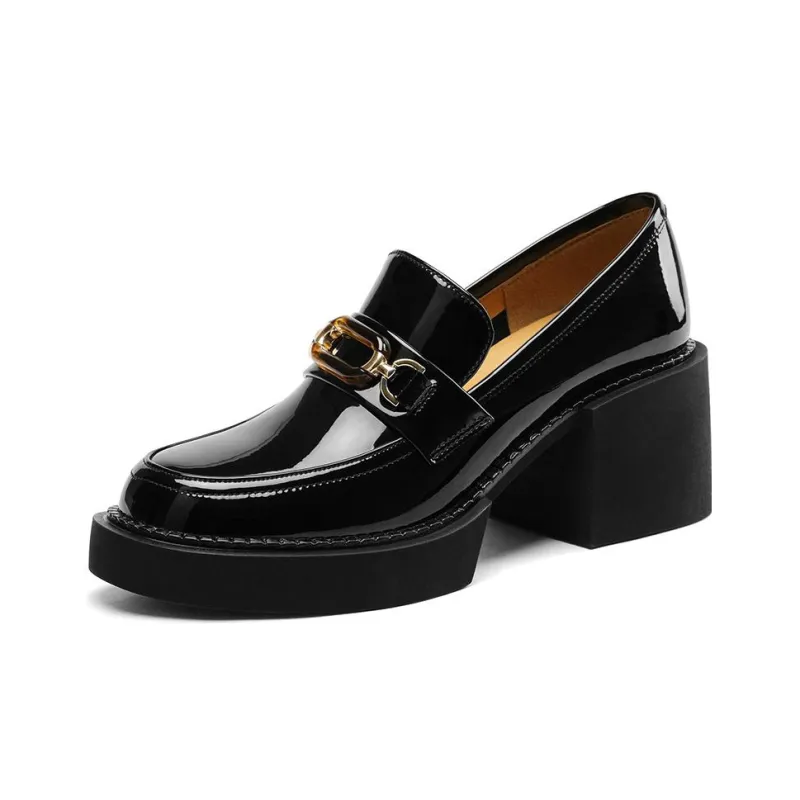 BOSSSUNWEN Platform Shoes 6cm Women's Black-1