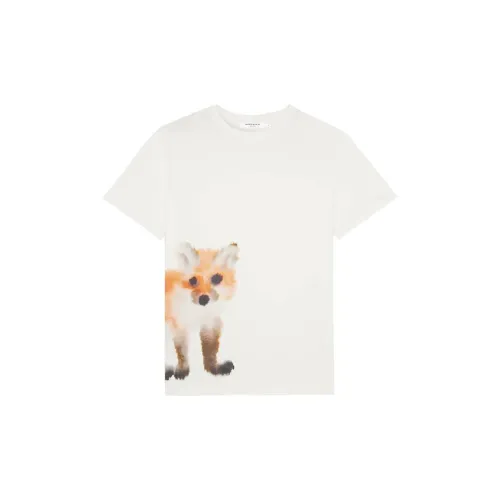 Maison Kitsune T-Shirts Unisex White