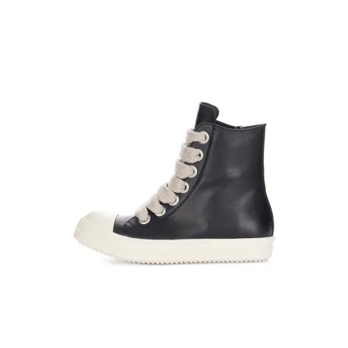 RICK OWENS Skateboard Shoes Men High-Top Black