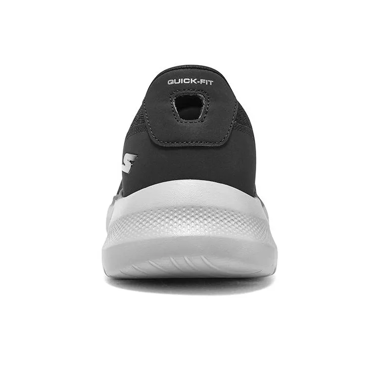 Skechers Go Walk 6 Anti Slip Wear Resistant Low Top Casual Shoes Men's Black White-2