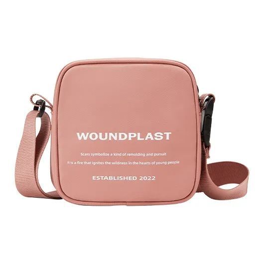 WPT PU Nylon Fabric Small Square Bag Crossbody Bags Small Size Unisex Black/Khaki/White-29