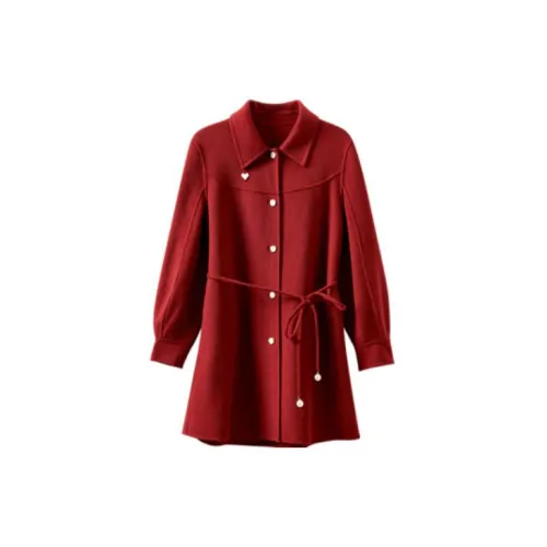 Inman Coats Women's Vintage Red