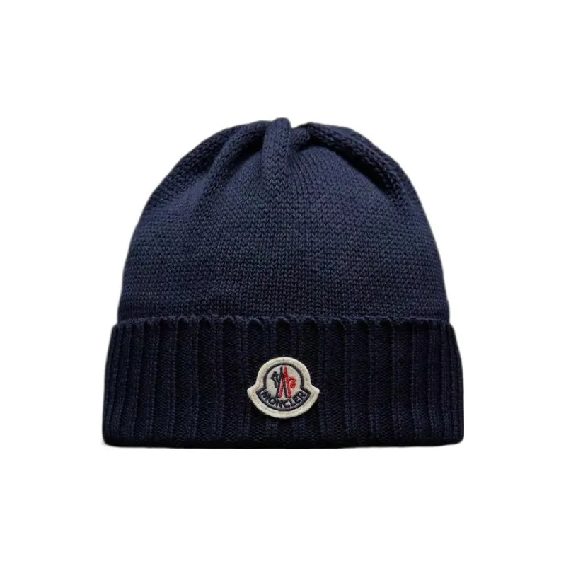 Moncler Logo-patch Cotton Beanie-0