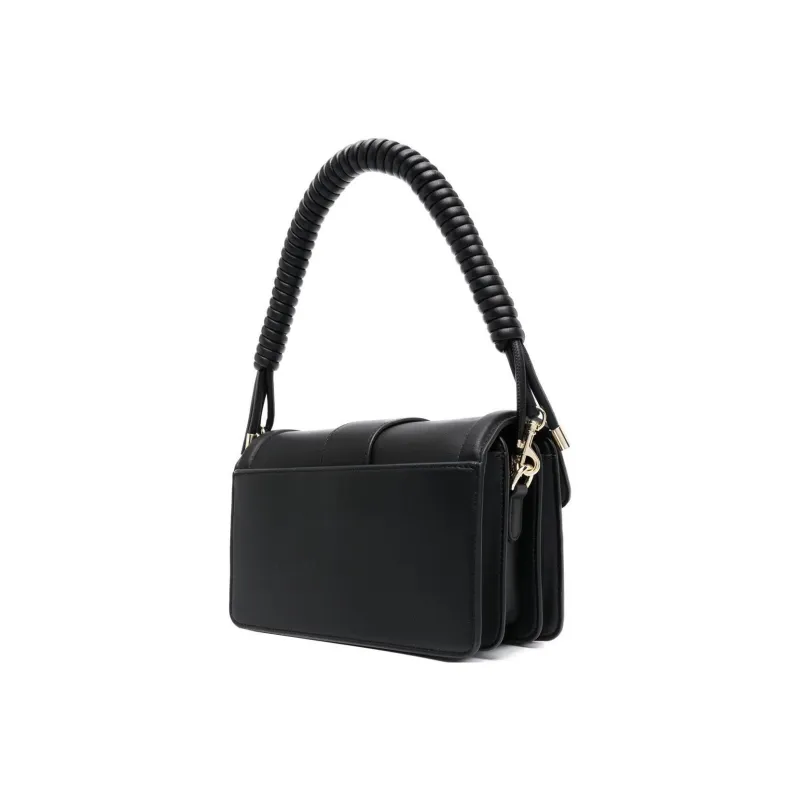 VERSACE JEANS COUTURE Polyurethane PU Portable Crossbody Bag, Shoulder Bag Women's Black-3
