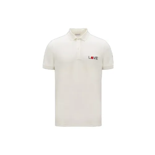 Moncler Polo Shirts Unisex White