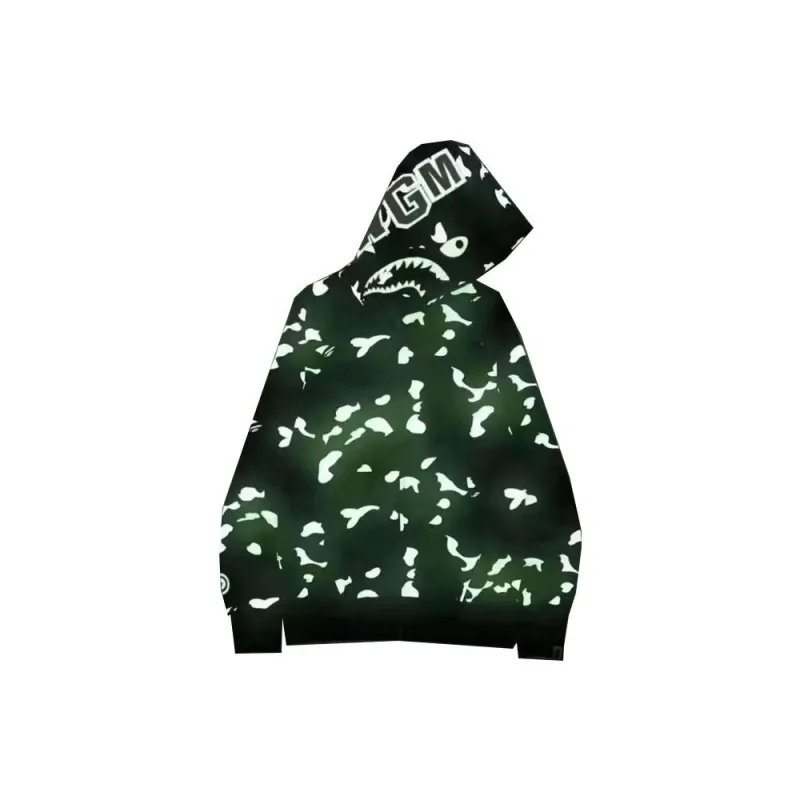 A BATHING APE City Camo Shark Full Zip Hoodie-4