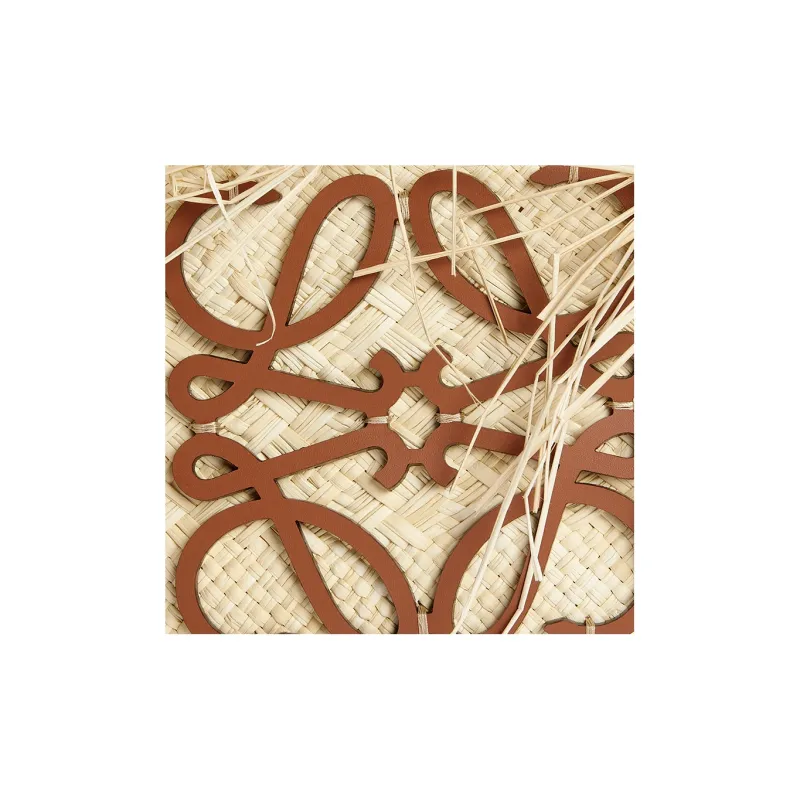 LOEWE Iracap Palm Fiber With Cow Leather Handbag, Shoulder Bag Women's-3