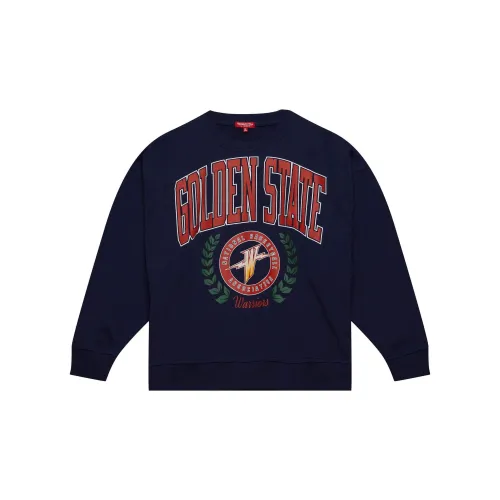 Mitchell Ness Sweatshirts Women's Dark Blue