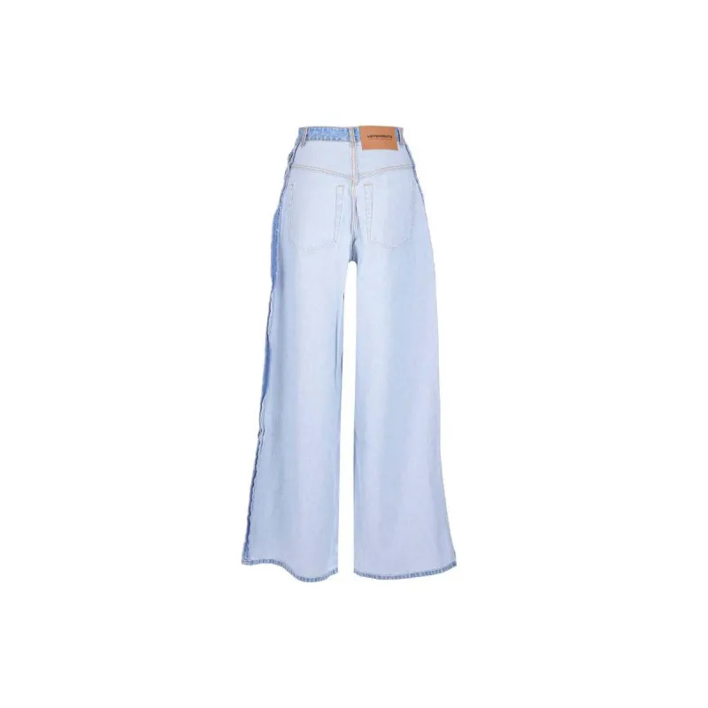 Vetements Inside Out Baggy Jeans 'Light Blue'-1