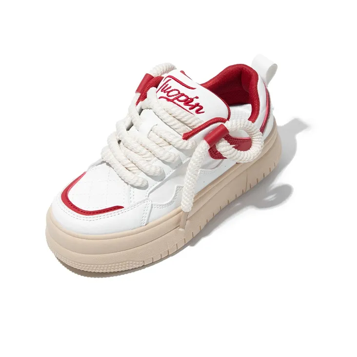 TUOPIN Warm Slip-Resistant Height Increasing Low-Top Skateboard Shoes Women's-4