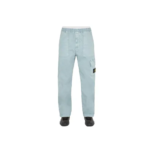 STONE ISLAND Cargo Pants Unisex Sky Blue