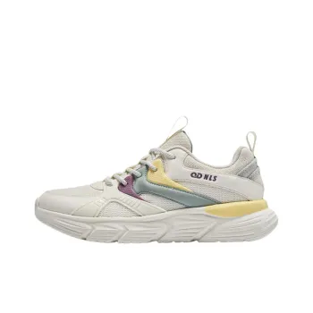 QIAODAN Anti Slip Wear Resistant Low Top Sports Casual Shoes Women's White Yellow Green