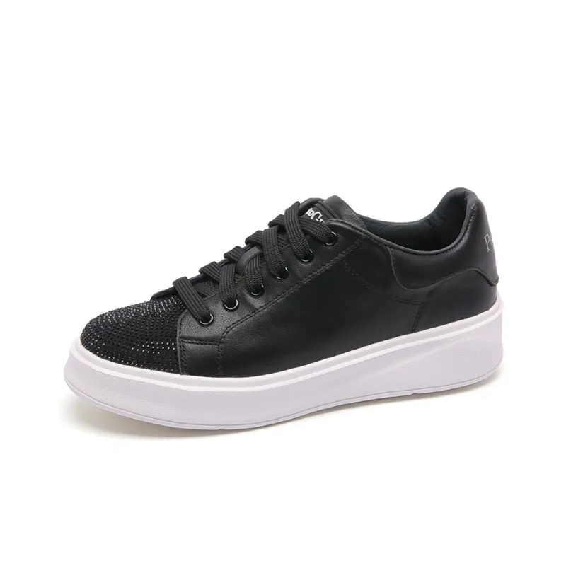 PACO GIL Low-Top Skateboard Shoes Women's Black-1