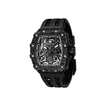 TSAR BOMBA Darth Vader Collection Automatic Mechanical Movement Watch Men's Watches Cut-Out Dial TB8207cf