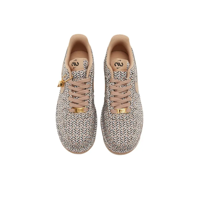 Nike Air Force 1 Low 'United In Victory' Durable Breathable Low-Top Skateboard Shoes Men's Khaki White-2