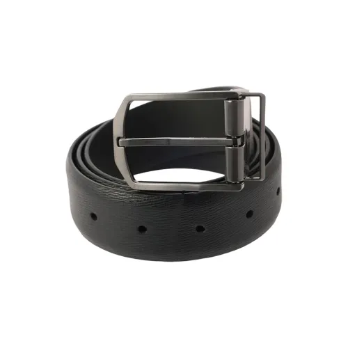 Calvin Klein Leather Belts Men Black