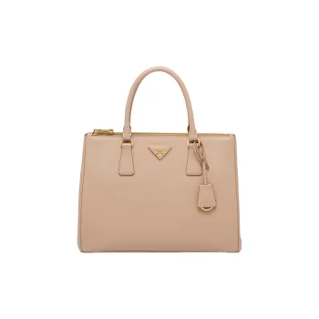 PRADA Galleria Killer Bag Calfskin Shoulder Bag, Crossbody Bag, Handbag Large Size Women's Cameo Brown