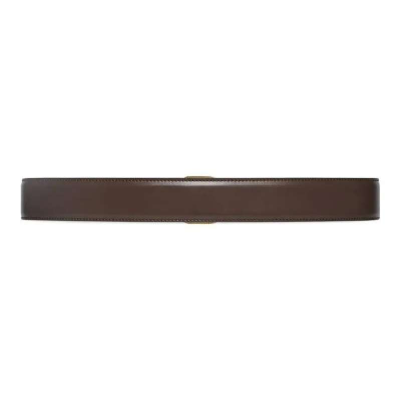 GUCCI Leather Belts Men Brown-1