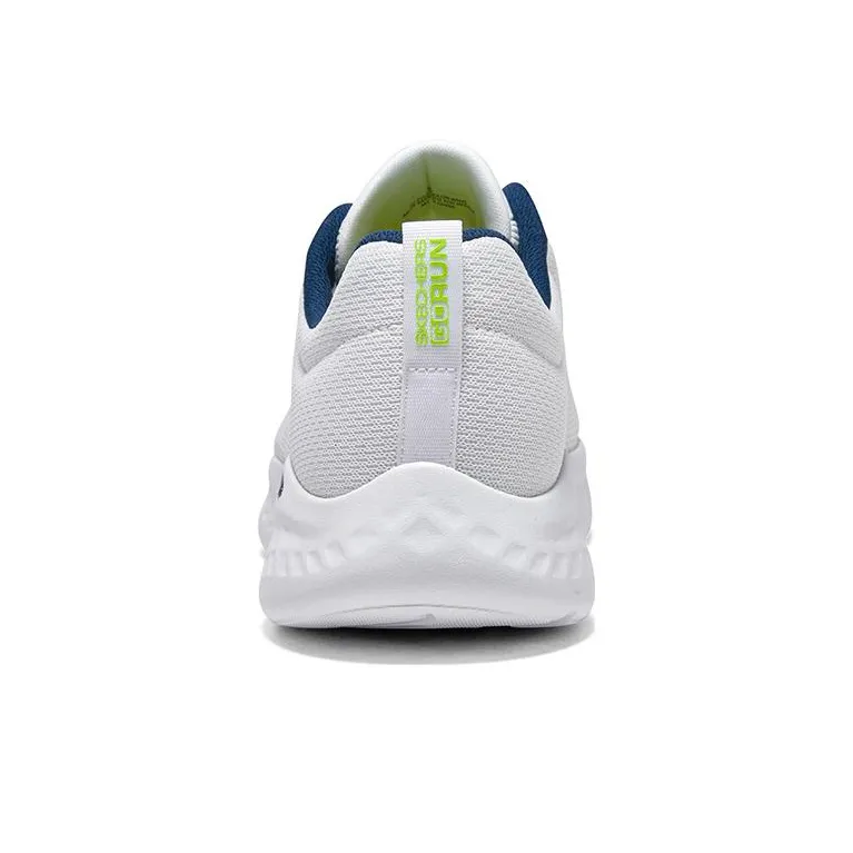 Skechers Go Run Lite Anti Slip Wear Resistant Low Top Running Shoes Men's White Yellow-2