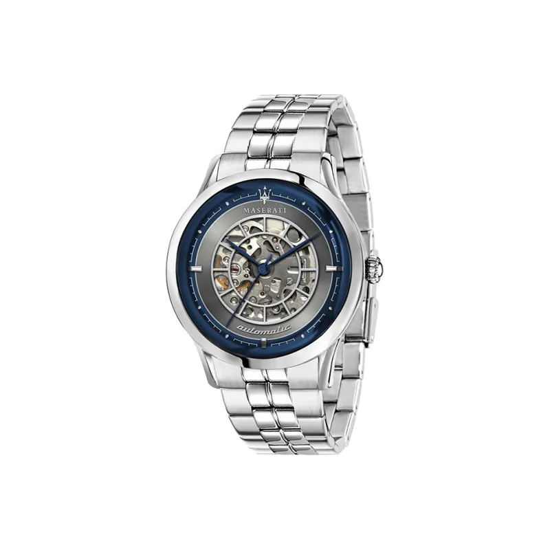 Maserati Wrist Watch Automatic Mechanical Movement Stainless Steel Strap 45 Cut Out Dial Men's Watches R8823133005-0