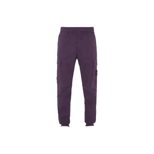 STONE ISLAND Casual Pants Men Dark Purple