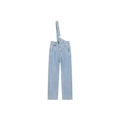 MINCOCROSEPEPPAR Overalls Women's Blue Regular Edition