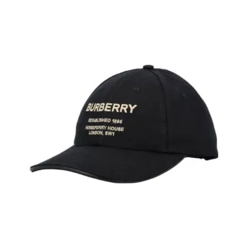 Burberry Horseferry Baseball Caps Men Black