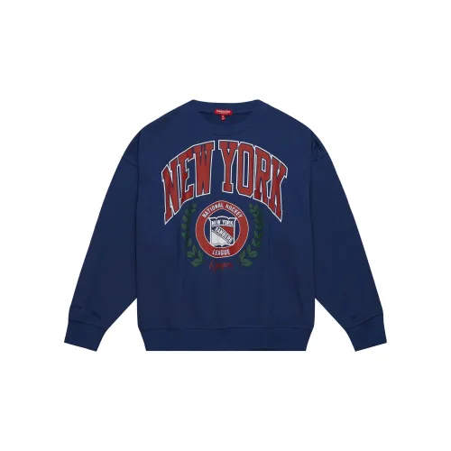 Mitchell Ness Sweatshirts Women's Blue