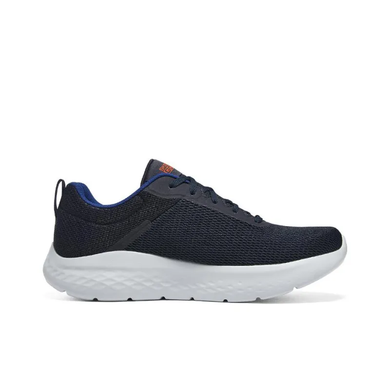 Skechers Go Run Lite Anti Slip Wear Resistant Low Top Casual Running Shoes Men's Navy-1