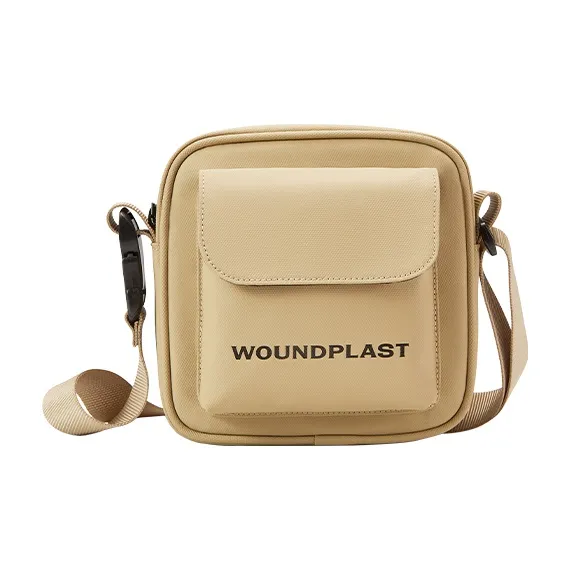 WPT PU Nylon Fabric Small Square Bag Crossbody Bags Small Size Unisex Black/Khaki/White-17