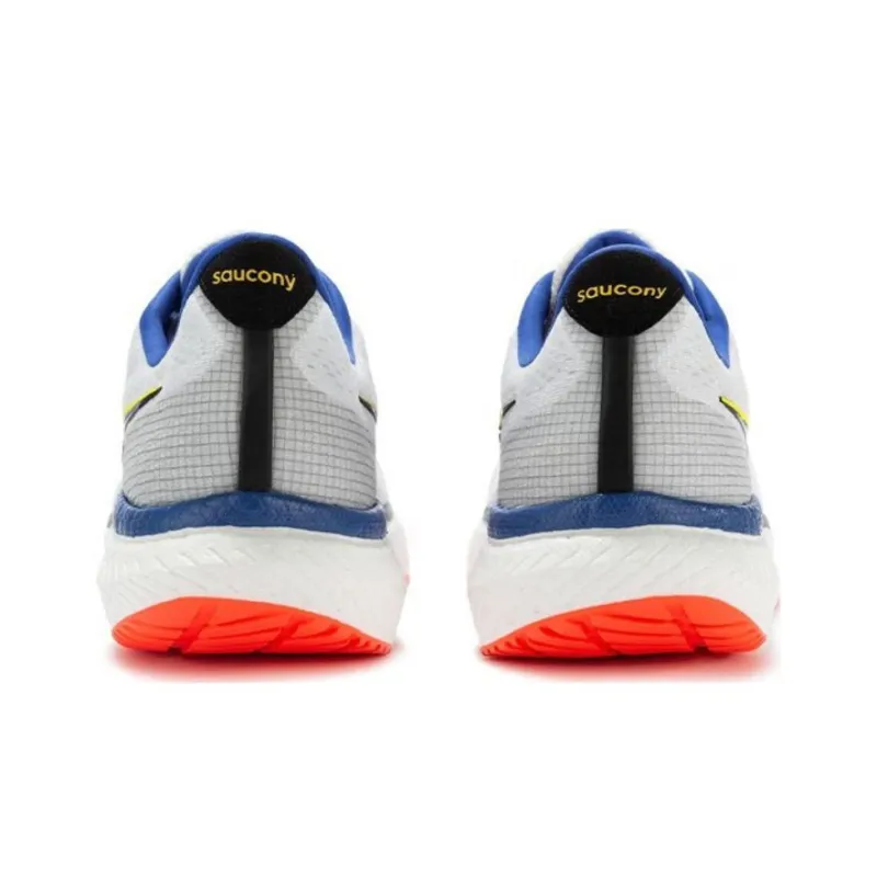 Saucony Triumph 19 Anti-Slip Wear-Resistant Low-Top Running Shoes Women's White Blue-2