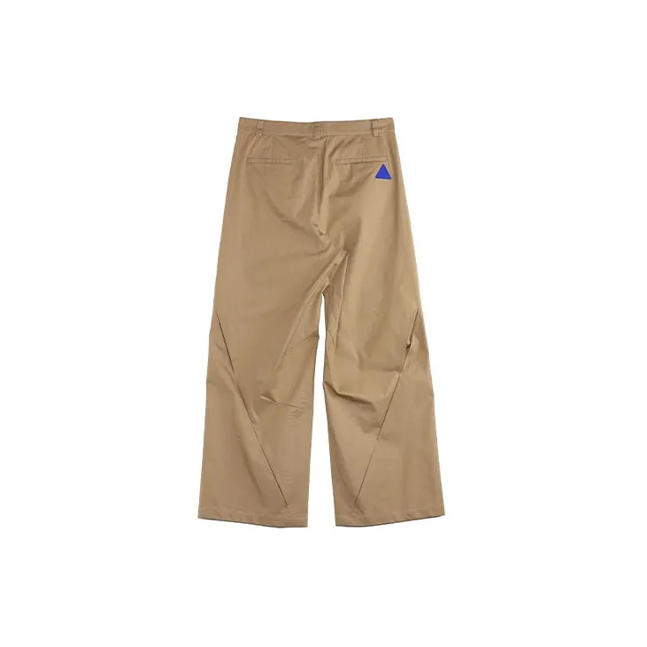ROARINGWILD Casual Pants Unisex Khaki-1