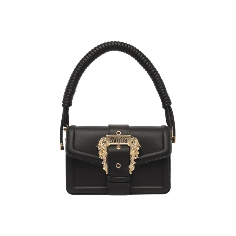 VERSACE JEANS COUTURE Polyurethane PU Portable Crossbody Bag, Shoulder Bag Women's Black-0