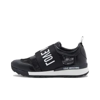 LOVE MOSCHINO Shock Absorbers Low Top Sports Casual Shoes Women's Black