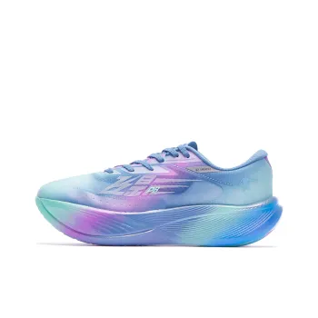 QIAODAN F\PB3.0 Cushioning Anti Slip And Wear Resistant Low Top Running Shoes Men's Blue Green Purple