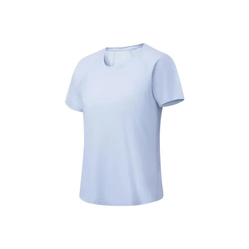 LINING Fitness Series T-Shirts Women's Sky Feather Blue