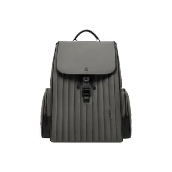 RIMOWA Never Still Leather, Nylon Backpack Regular Men's Gray