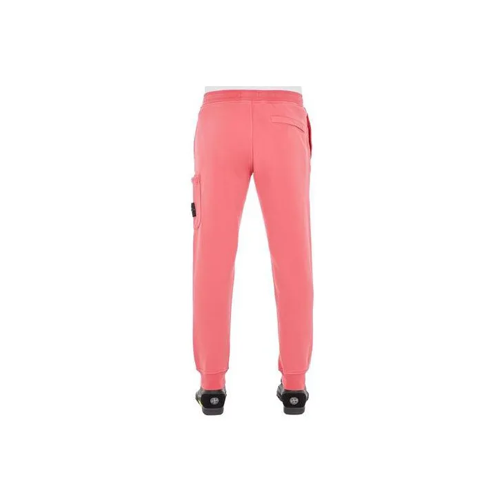 STONE ISLAND Knitted Sweatpants Men Pink-1