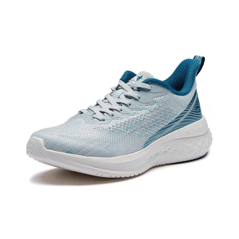 361° Slip Resistant, Abrasion Resistant, Breathable Low Top Running Shoes Men's Gray Cyan-1
