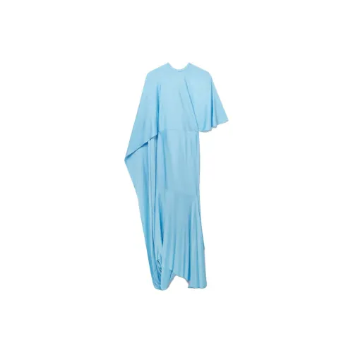 Stella McCartney Long-Sleeved Dresses Women's Aqua Blue