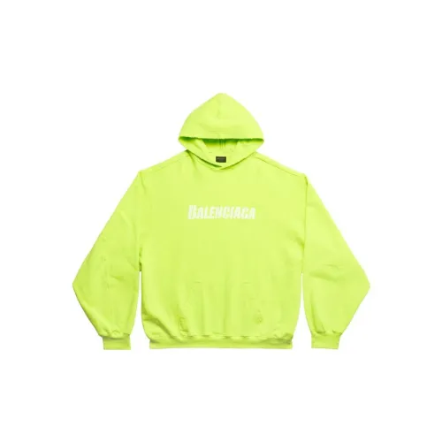 Balenciaga Sweatshirts Men Fluorescent Yellow