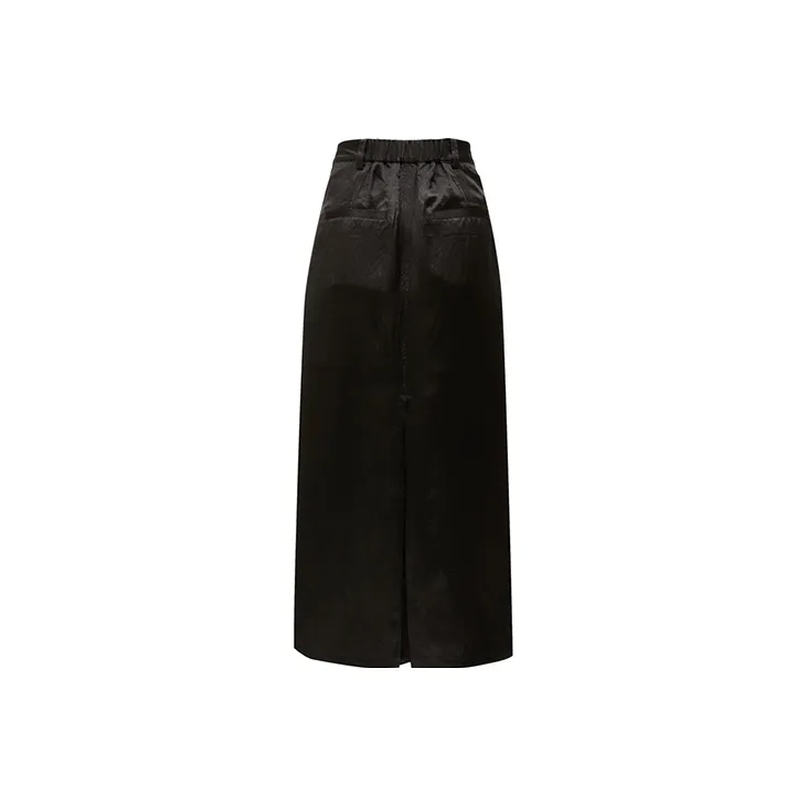 ONLY Denim Long Skirts Women's Black-1