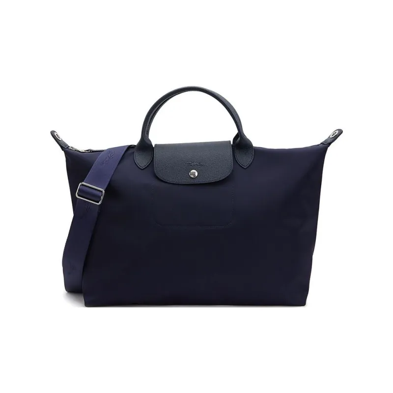 LONGCHAMP Le Pliage Néo Fabric Dumpling Bag Portable Crossbody Bag Shoulder Bag Women's Marine Blue-0