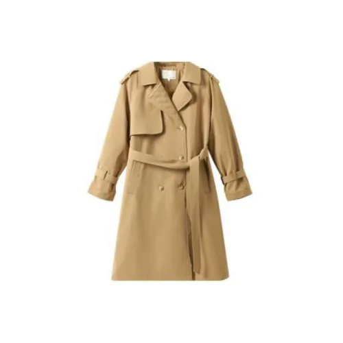 Inman Trench Coats Women's Dark Khaki