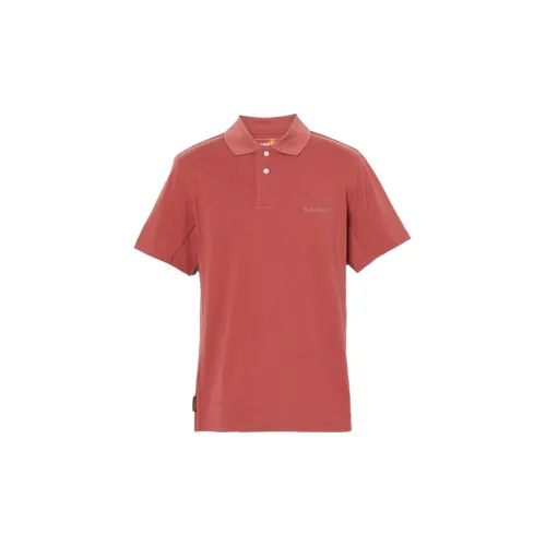 Timberland Polo Shirts Men Jam Red