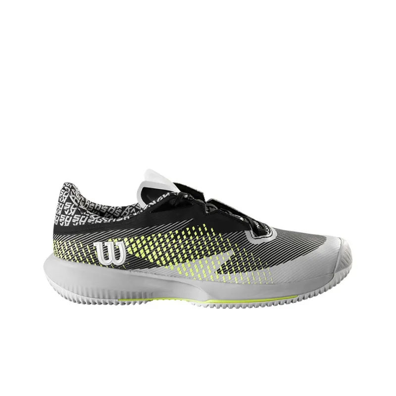 Wilson Kaos Swift Breathable Low Top Tennis Shoes Men's White Black Yellow-1