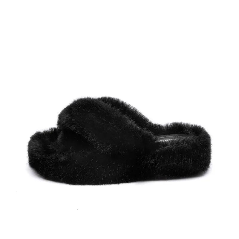 AGSDON Abrasion-Resistant Slide Slippers Women's White-6